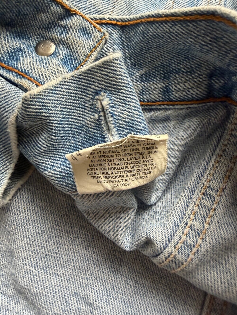 Vintage 90's Levi's Orange Tab Denim Jacket - Picture 7 of 8